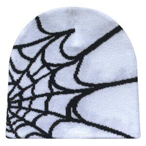 Men's And Women's Universal Y2K Knit Spider Web Beanie